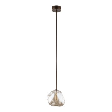 Hanglamp aan kabel LAVA 1xG9/8W/230V brons/gerookt beige