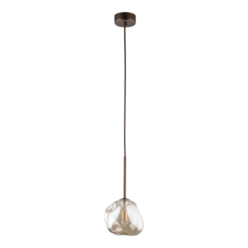 Hanglamp aan kabel LAVA 1xG9/8W/230V brons/rookbeige