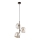 Hanglamp aan kabel LAVA 3xG9/8W/230V brons/gerookt beige