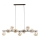 Hanglamp aan kabel LAVA 9xG9/8W/230V brons/rookbeige