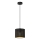 Hanglamp aan kabel LOFT SHADE 1xE27/60W/230V Ø 18 cm zwart/goud