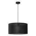 Hanglamp aan kabel LOFT SHADE 1xE27/60W/230V Ø 40 cm zwart
