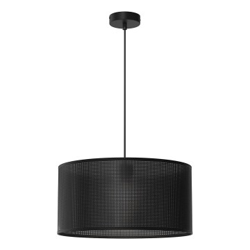 Hanglamp aan kabel LOFT SHADE 1xE27/60W/230V Ø 40 cm zwart