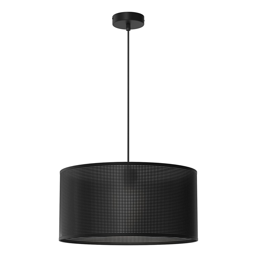 Hanglamp aan kabel LOFT SHADE 1xE27/60W/230V Ø 40 cm zwart