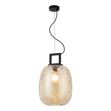 Hanglamp aan kabel LUCY, 1x E27/40W/230V, rookbeige