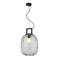 Hanglamp aan kabel LUCY 1xE27/40W/230V rookzwart
