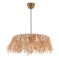 Hanglamp aan kabel MARISKA 1xE27/40W/230V raffia