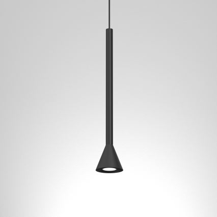 Hanglamp aan kabel MAZZO 1xGU10/8W/230V zwart