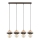 Hanglamp aan kabel MIKO 4xE27/15W/230V zwart/beige