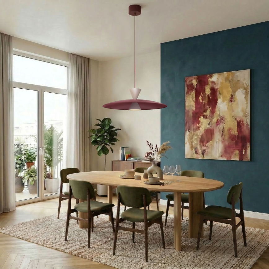Hanglamp aan kabel MISTIC 1xGX53/15W/230V bordeaux