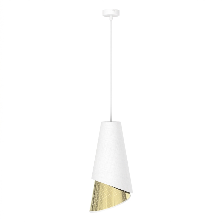 Hanglamp aan kabel MODA 1xE27/15W/230V wit/goud