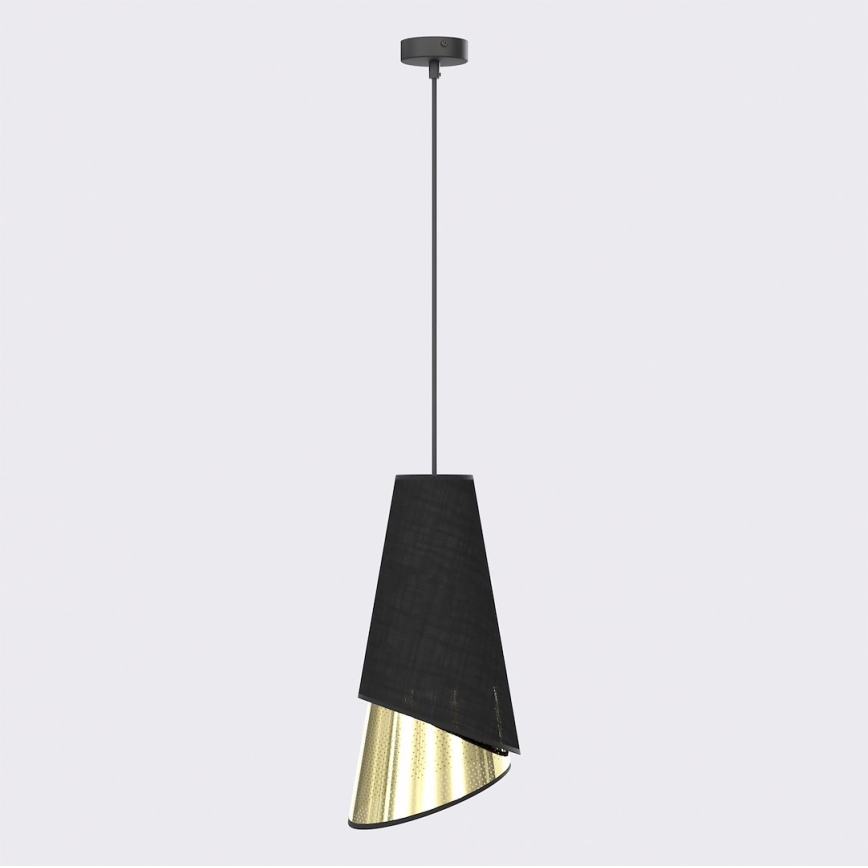 Hanglamp aan kabel MODA 1xE27/15W/230V zwart/goud