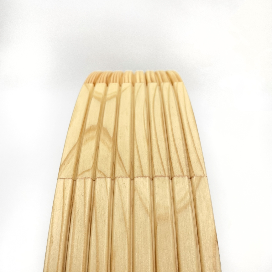 Hanglamp aan kabel NATURAL MODERN 3xE27/15W/230V Ø 47,5 cm grenen