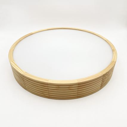 Hanglamp aan kabel NATURAL MODERN 3xE27/15W/230V Ø 47,5 cm grenen