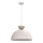 Hanglamp aan kabel NEVIS 1xE27/15W/230V Ø 38 cm crème
