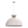 Hanglamp aan kabel NEVIS 1xE27/15W/230V Ø 50 cm crème