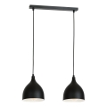Hanglamp aan kabel NOAK 2xE27/15W/230V zwart