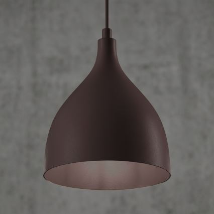 Hanglamp aan kabel NOAK CLASSIC 1xE27/15W/230V bruin