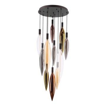Hanglamp aan kabel NORDIC 11xG9/5W/230V zwart