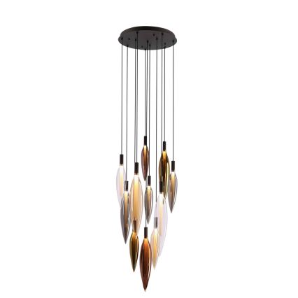 Hanglamp aan kabel NORDIC 11xG9/5W/230V zwart
