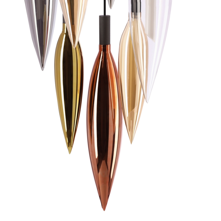 Hanglamp aan kabel NORDIC 11xG9/5W/230V zwart