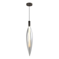 Hanglamp aan kabel NORDIC 1xG9/5W/230V zwart/helder