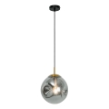 Hanglamp aan kabel OSCAR 1xE27/40W/230V rookzwart