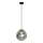Hanglamp aan kabel OSCAR 1xE27/40W/230V rookzwart