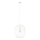 Hanglamp aan kabel OVELLA 1xE27/15W/230V Ø 34 cm crème