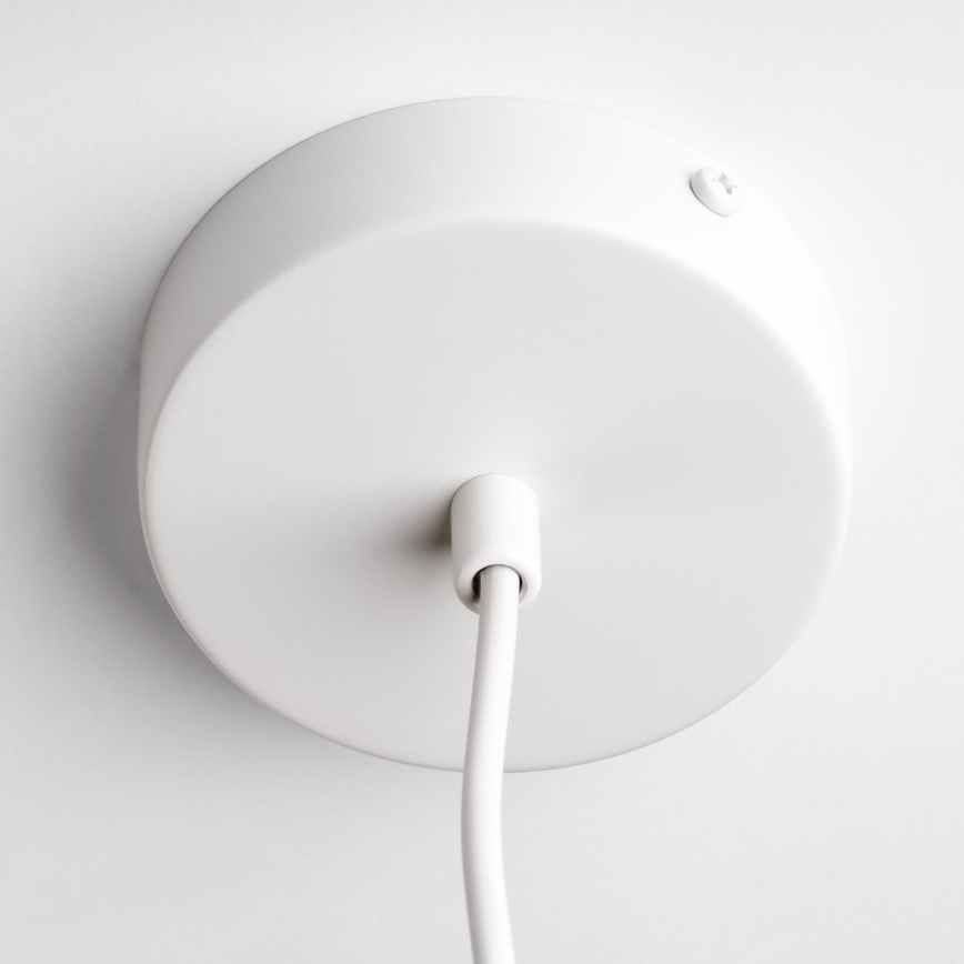 Hanglamp aan kabel OVELLA 1xE27/15W/230V Ø 34 cm crème