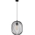 Hanglamp aan kabel OVELLA 1xE27/15W/230V Ø 34 cm zwart