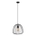 Hanglamp aan kabel OVELLA 1xE27/15W/230V Ø 36 cm zwart
