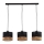 Hanglamp aan kabel PAGLIA 3xE27/60W/230V 60 cm rotan