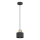 Hanglamp aan kabel PARKLA 1xE27/15W/230V zwart