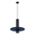 Hanglamp aan kabel PELTA 1xGU10/10W/230V zwart/blauw