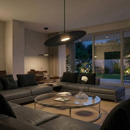 Hanglamp aan kabel PIATTO 1xGX53/15W/230V pr. 55 cm zwart