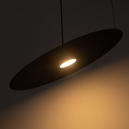 Hanglamp aan kabel PIATTO 1xGX53/15W/230V pr. 55 cm zwart