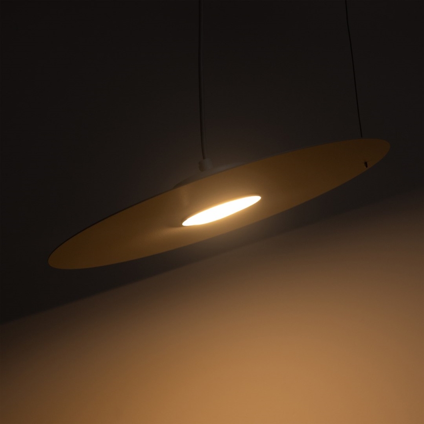 Hanglamp aan kabel PIATTO 1xGX53/15W/230V Ø 35 cm wit