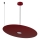 Hanglamp aan kabel PIATTO 1xGX53/15W/230V Ø 55 cm wijnrood
