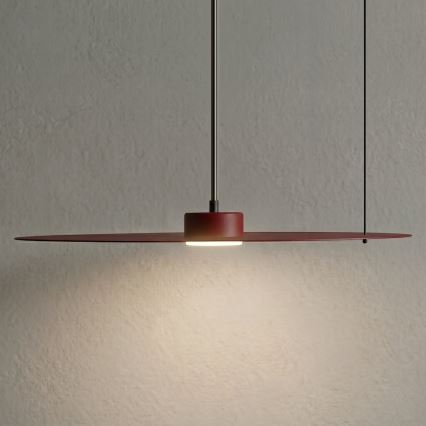 Hanglamp aan kabel PIATTO 1xGX53/15W/230V Ø 55 cm wijnrood