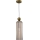 Hanglamp aan kabel PIEGA 1xE14/40W/230V messing/rookbeige