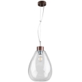 Hanglamp aan kabel PIRO 1xE27/60W/230V beukenhout