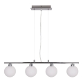 Hanglamp aan kabel RAISA 4xG9/40W/230V glanzend chroom