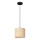 Hanglamp aan kabel RATTAN 1xE27/60W/230V Ø 18 cm rotan