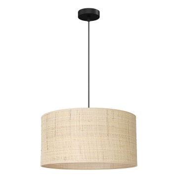 Hanglamp aan kabel RATTAN 1xE27/60W/230V Ø 40 cm rotan