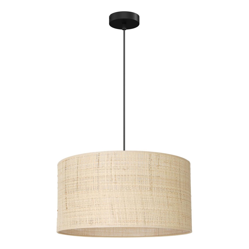 Hanglamp aan kabel RATTAN 1xE27/60W/230V Ø 40 cm rotan