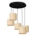 Hanglamp aan kabel RATTAN 5xE27/60W/230V rotan