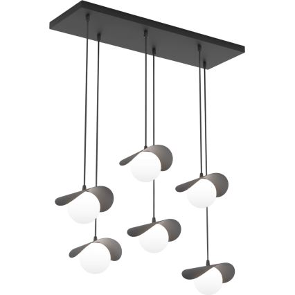 Hanglamp aan kabel RITUAL 6xG9/8W/230V zwart