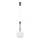 Hanglamp aan kabel ROYAL 1xE27/15W/230V goud/wit