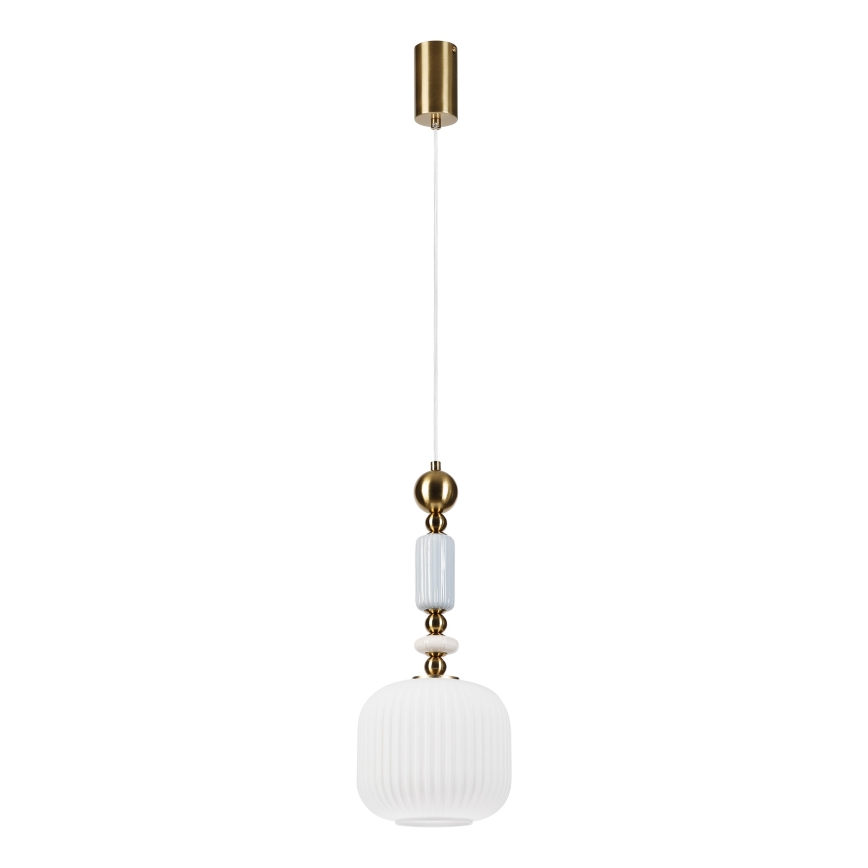 Hanglamp aan kabel ROYAL 1xE27/15W/230V goud/wit
